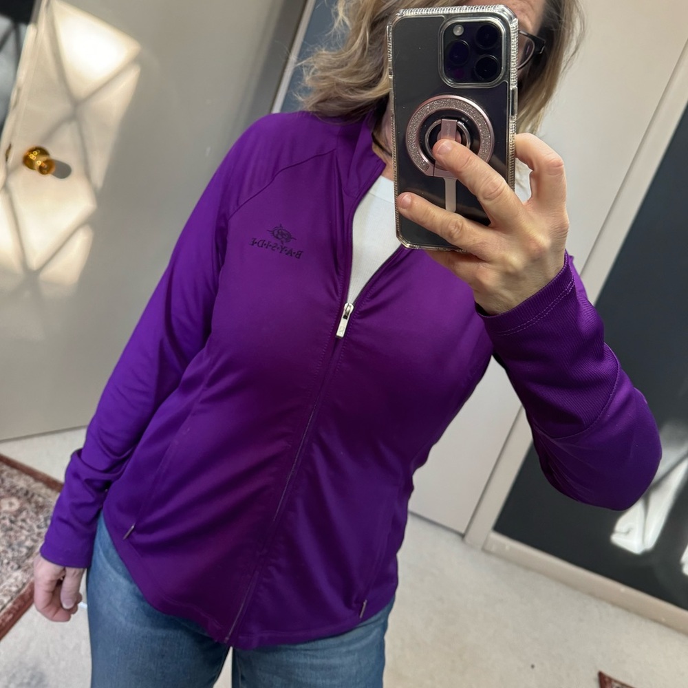 Cutter & Buck 🏌️‍♀️⛳️💜  purple zip windbreaker
